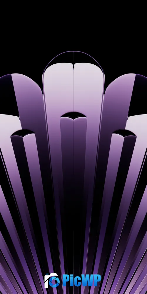 Purple Metallic 3K Mobile Wallpaper