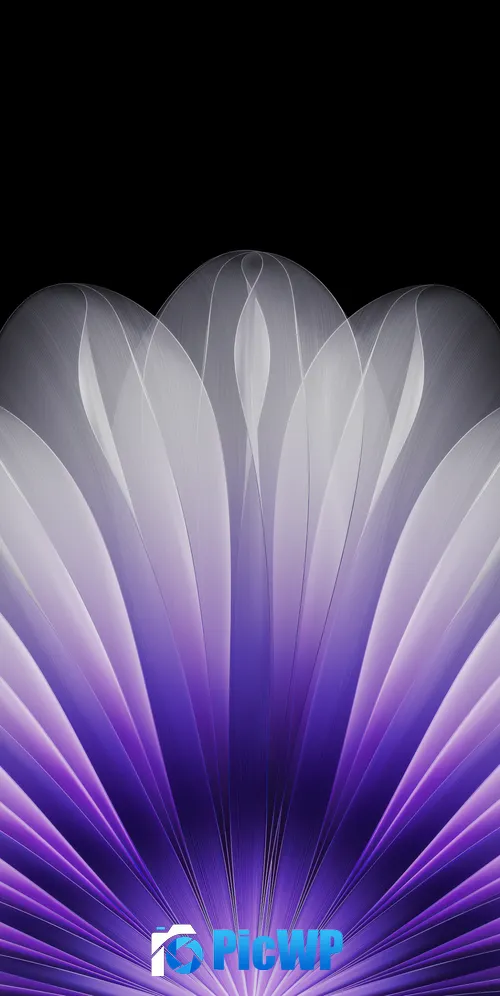 Floral Purple abstract 3K Mobile Wallpaper