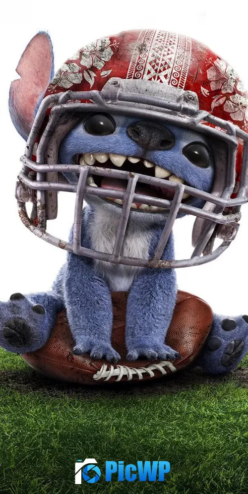 Lilo & Stitch Super Bowl 3K Mobile Wallpaper