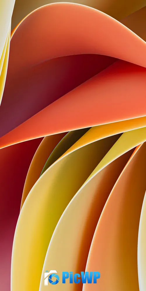 Colorful abstract 3D Render 3K Mobile Wallpaper