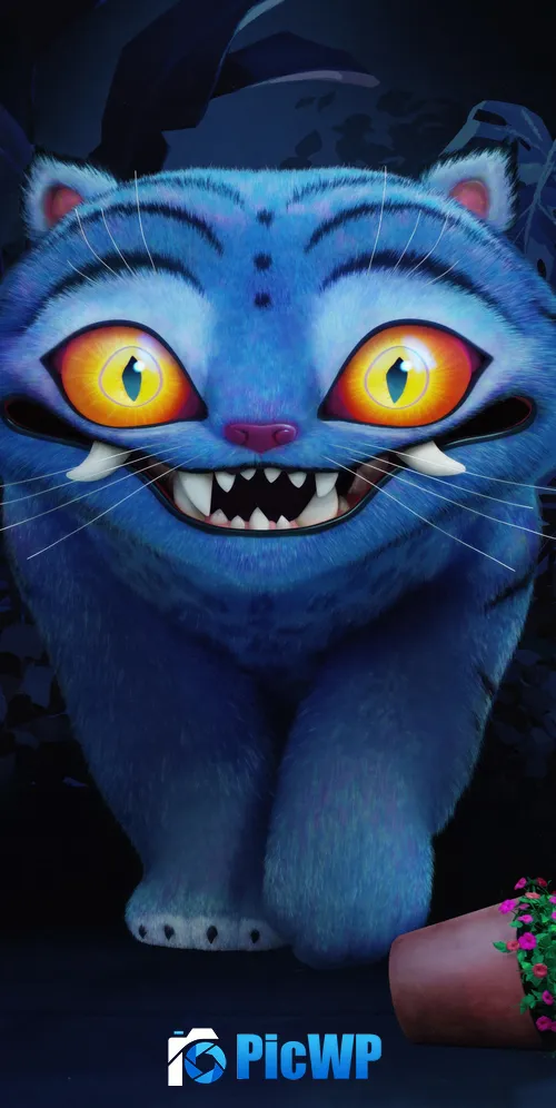Derpy Tiger KPop Demon Hunters 3K Mobile Wallpaper