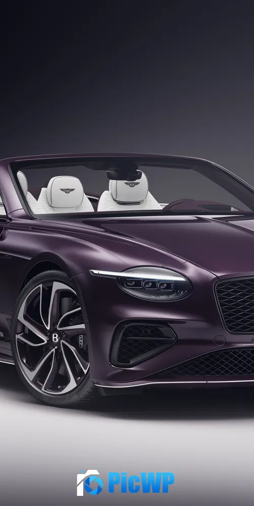 Bentley Continental GT Mulliner Convertible 2025 3K Mobile Wallpaper