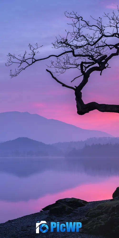 Pastel Sunset 3K Mobile Wallpaper