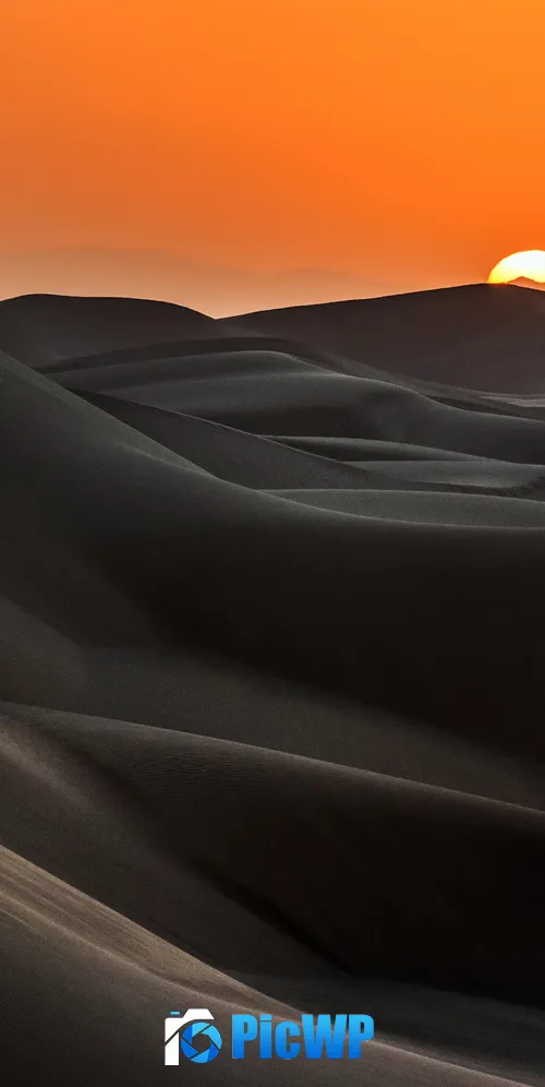 Sunrise Desert 3K Mobile Wallpaper