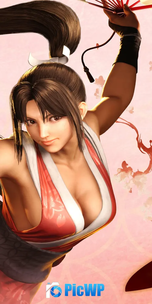 Mai Shiranui Street Fighter 6 3K Mobile Wallpaper