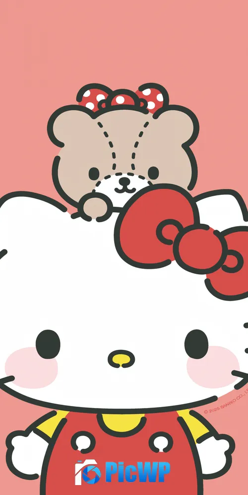 Hello Kitty Kawaii bear 3K Mobile Wallpaper