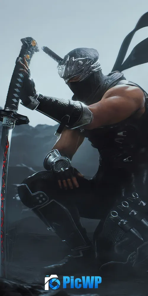 Ryu Hayabusa Ninja Gaiden 2 Black 3K Mobile Wallpaper