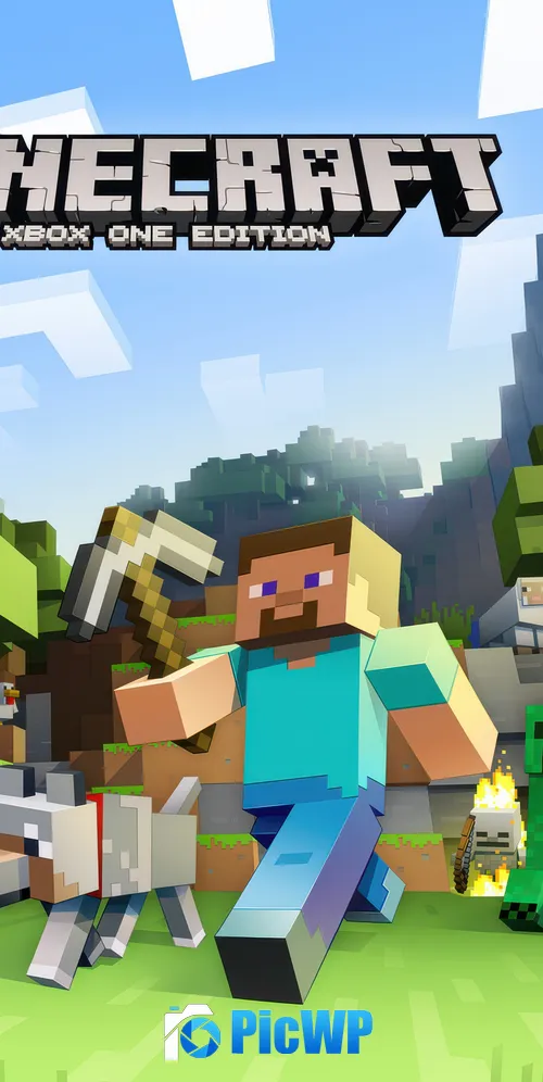 Minecraft Xbox Games 3K Mobile Wallpaper
