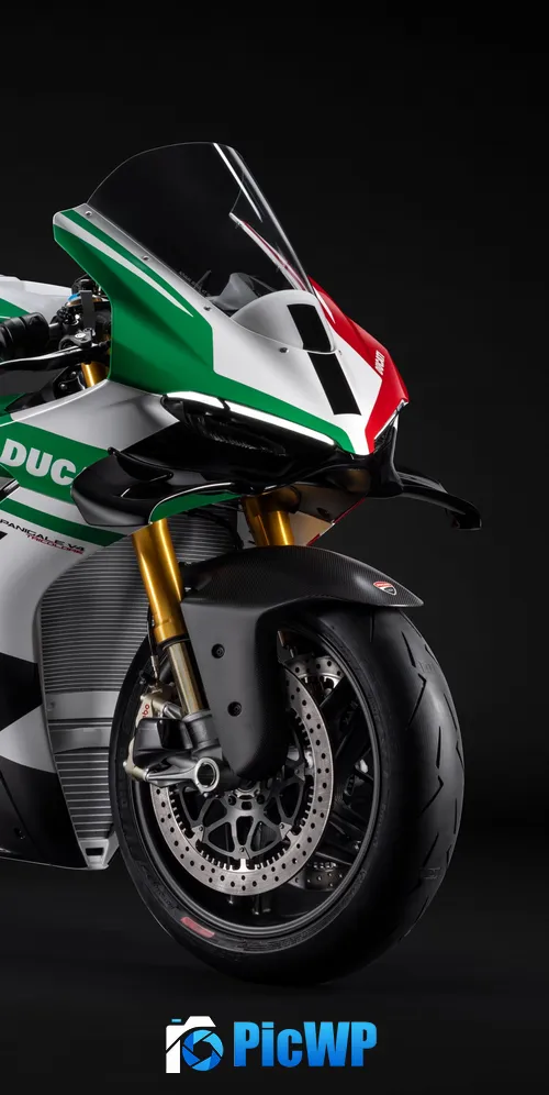 Ducati Panigale V4 Tricolore 3K Mobile Wallpaper