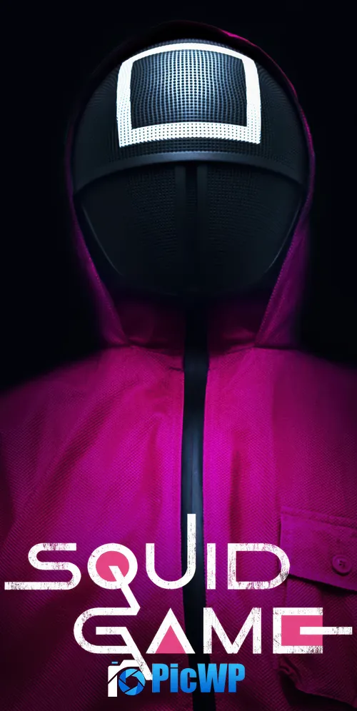 Squid Game Square mask 3K Mobile Wallpaper
