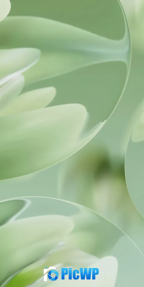 Water lilies Abstract art 3K Mobile Wallpaper