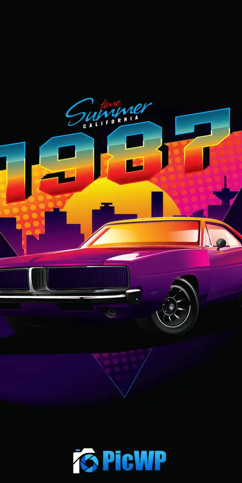 Dodge Charger California 3K Mobile Wallpaper