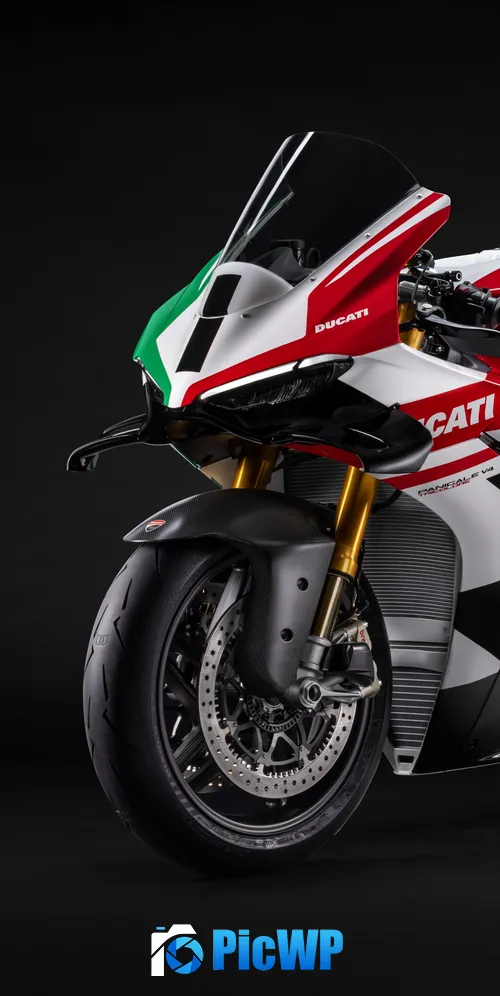 Ducati Panigale V4 Tricolore 2025 3K Mobile Wallpaper