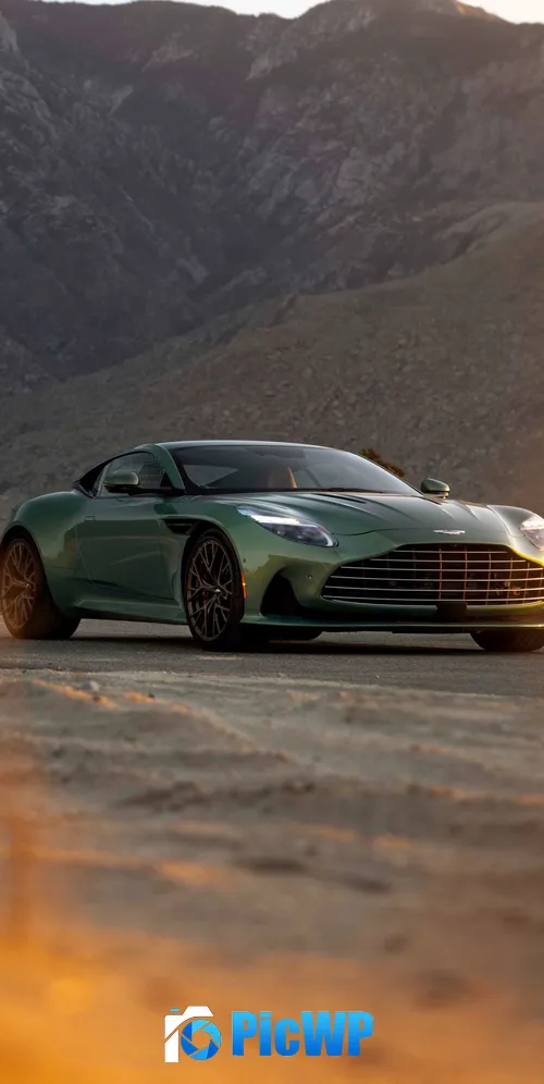 Aston Martin DB12 3K Mobile Wallpaper