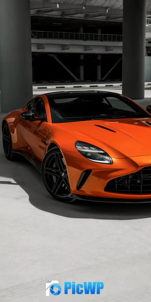 Aston Martin Vantage V8 Twin Turbo Sportscar 3K Mobile Wallpaper
