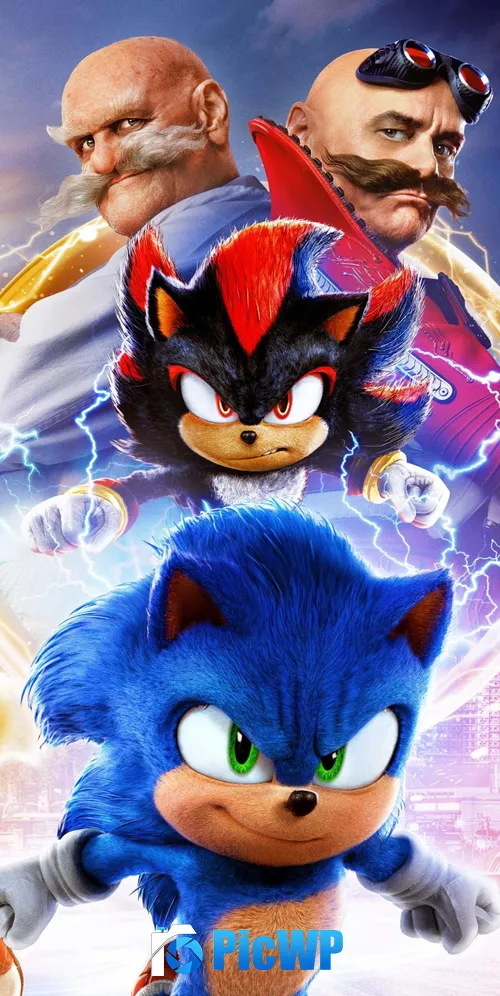 Sonic the Hedgehog 3 Ultrawide 3K Mobile Wallpaper
