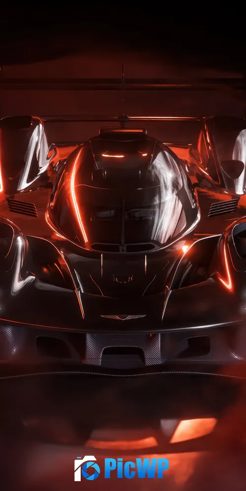 Genesis GMR-001 Le Mans Hypercar 3K Mobile Wallpaper