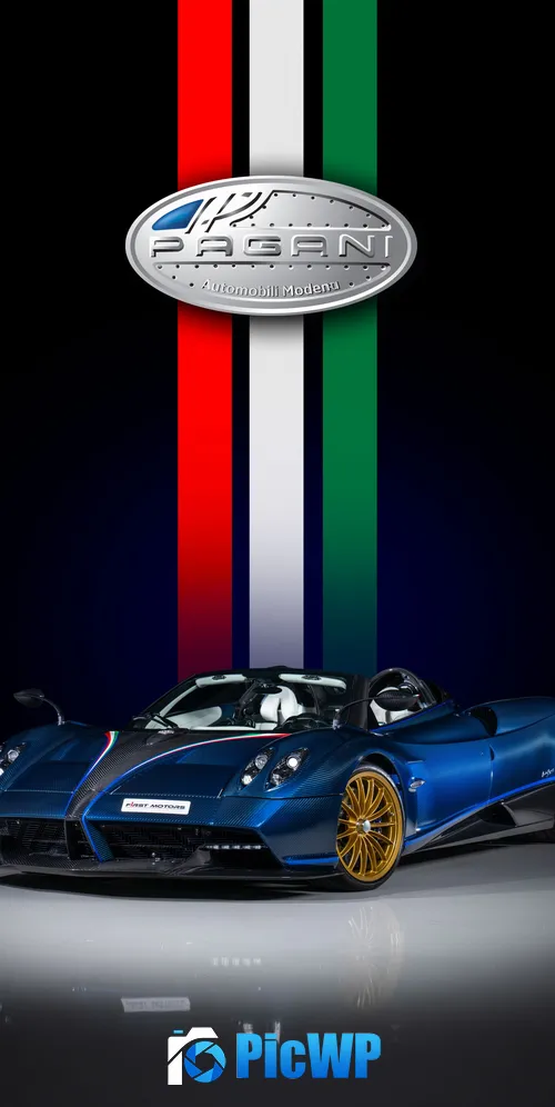 Pagani Huayra Roadster Dark aesthetic 3K Mobile Wallpaper