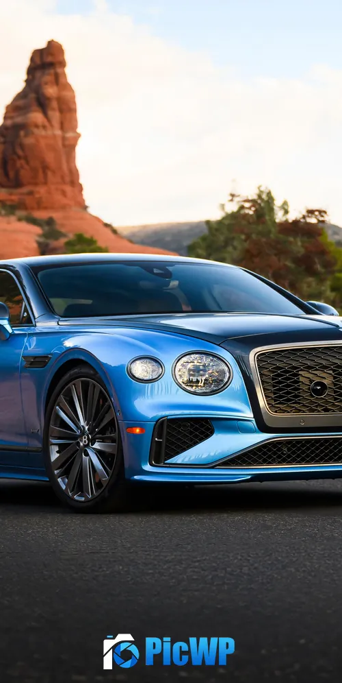 Bentley Flying Spur Speed Outdoor 3K Mobile Wallpaper