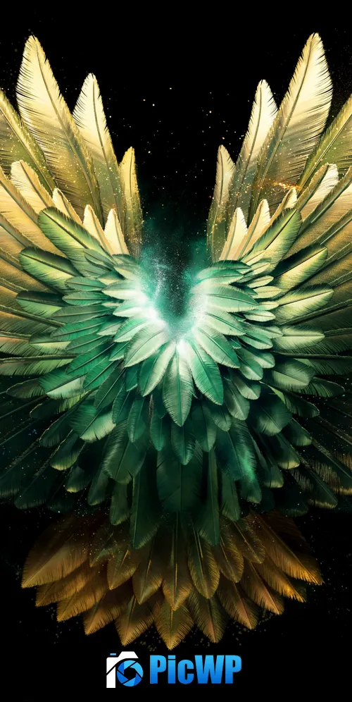 Angelic Wings 3K Mobile Wallpaper