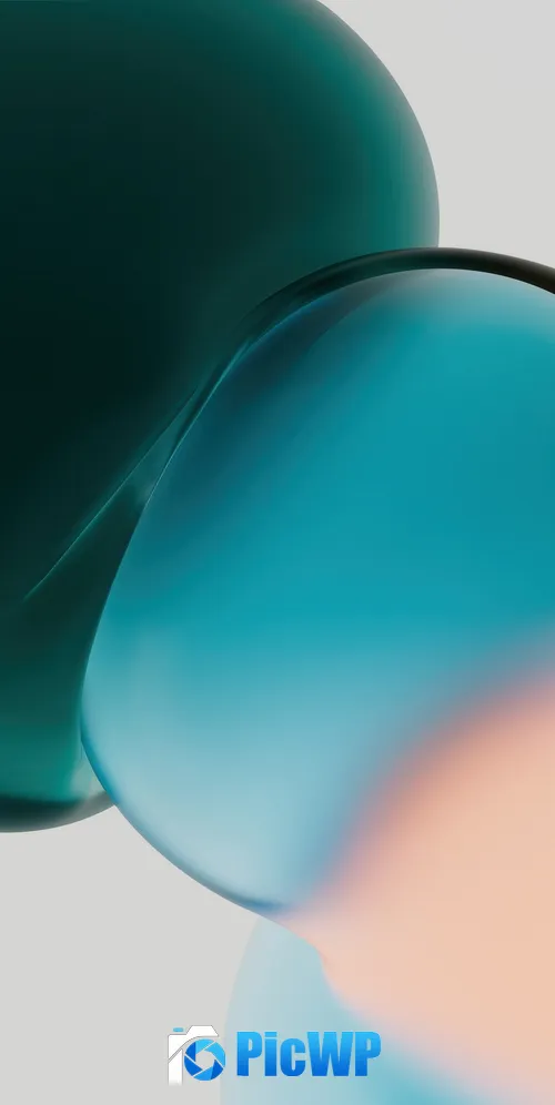 Gradient Abstract Shapes 3K Mobile Wallpaper