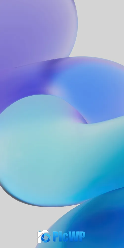 Purple Blue 3K Mobile Wallpaper