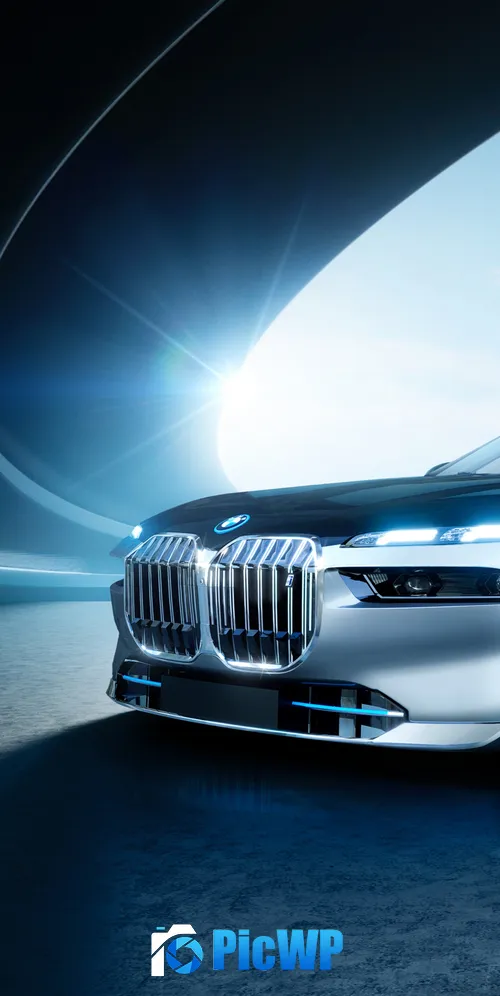 BMW i7 CGI 3K Mobile Wallpaper
