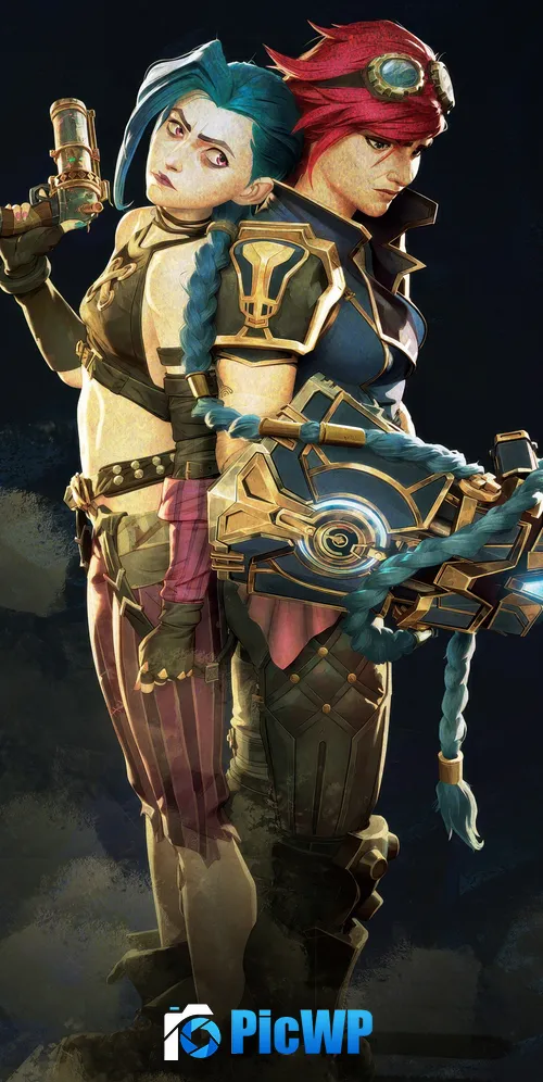 Jinx Vi (Arcane) 3K Mobile Wallpaper