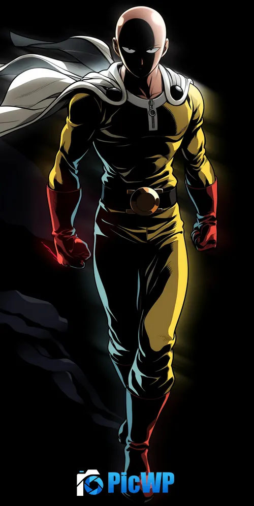 Saitama Dark aesthetic 3K Mobile Wallpaper