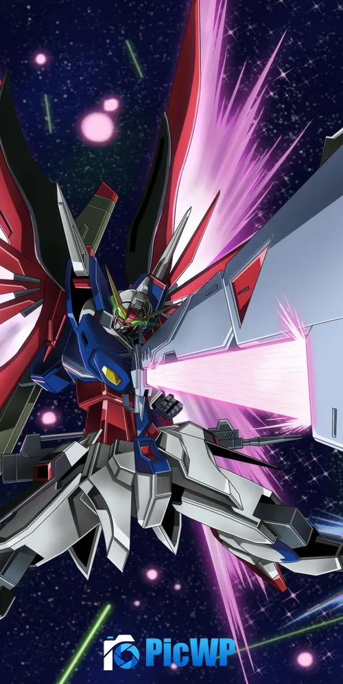 ZGMF-X42S Destiny Gundam Mobile Suit Gundam SEED 3K Mobile Wallpaper