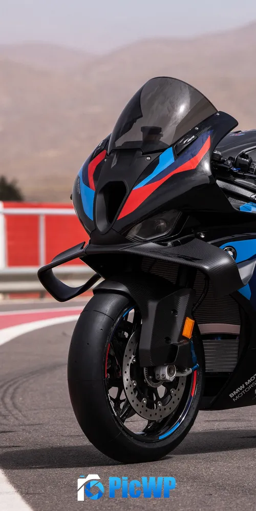 BMW M 1000 RR M Competition Race track 3K Mobile Wallpaper