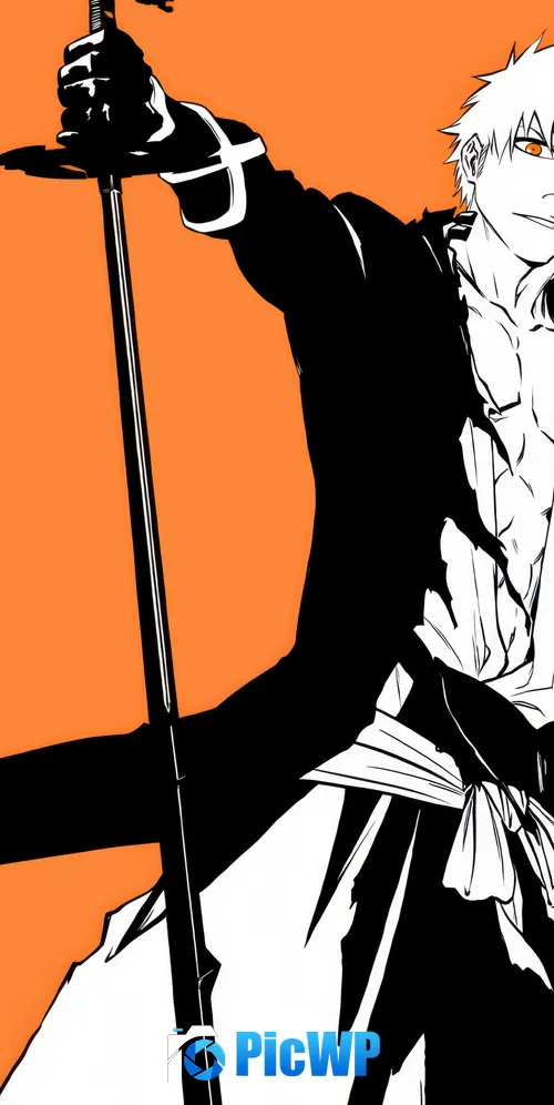 Bleach: Thousand-Year Blood War Ichigo Kurosaki 3K Mobile Wallpaper