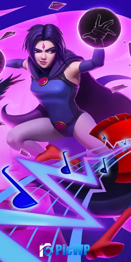 MultiVersus Raven 3K Mobile Wallpaper