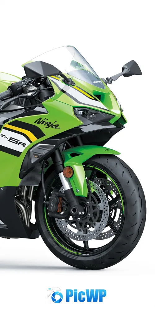 Kawasaki Ninja ZX-6R Superbikes 3K Mobile Wallpaper