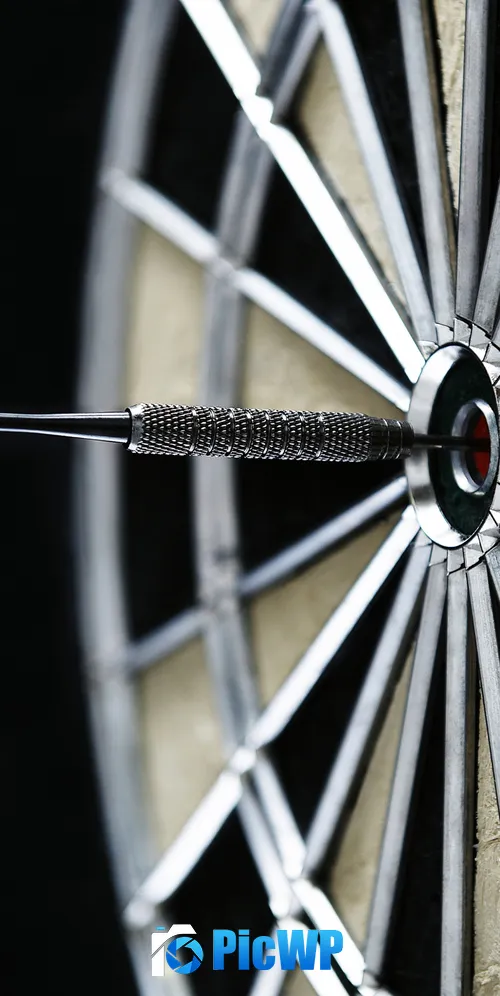 Dartboard Target 3K Mobile Wallpaper