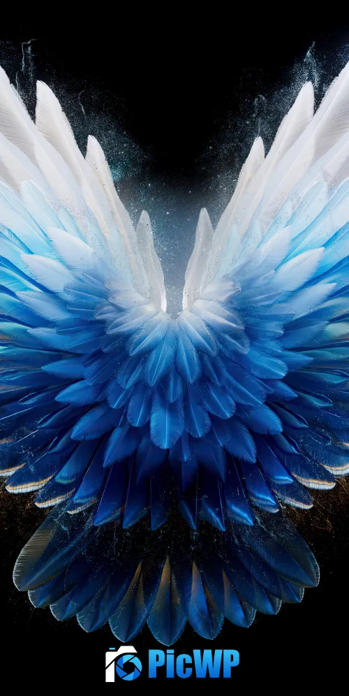 Angel wings AMOLED 3K Mobile Wallpaper
