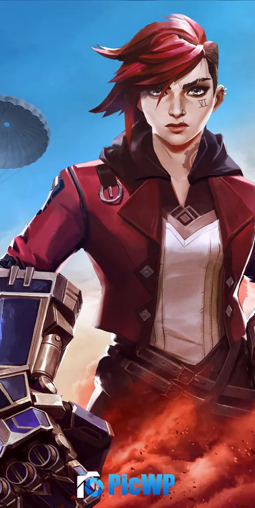 Vi (Arcane) PUBG MOBILE 3K Mobile Wallpaper