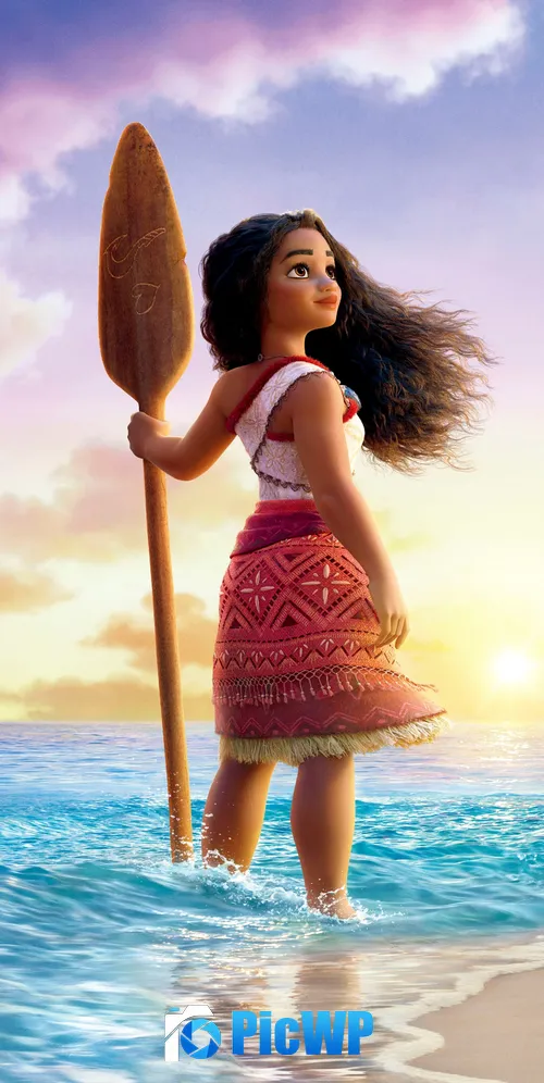 Moana 2 Fan Art 3K Mobile Wallpaper