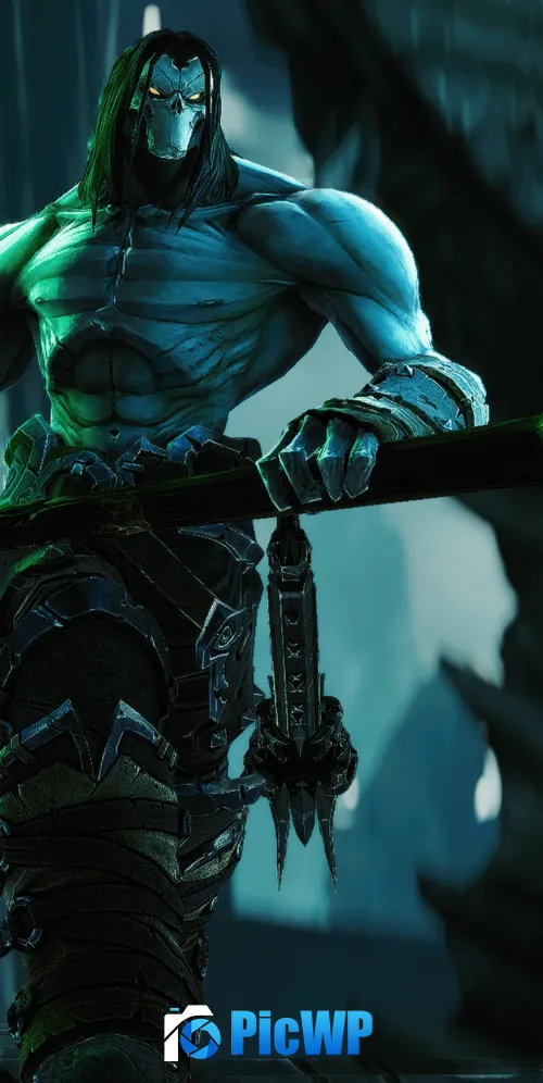 Death (Darksiders) Hammer 3K Mobile Wallpaper