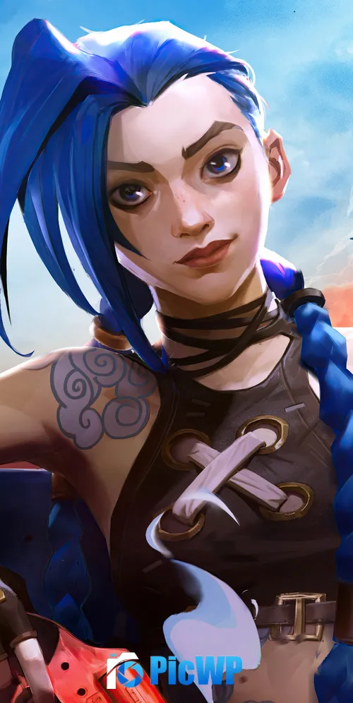 Jinx (Arcane) PUBG MOBILE 3K Mobile Wallpaper