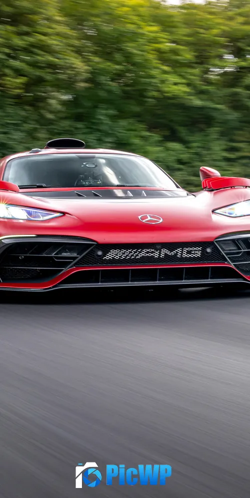 Mercedes-AMG ONE Race track 3K Mobile Wallpaper