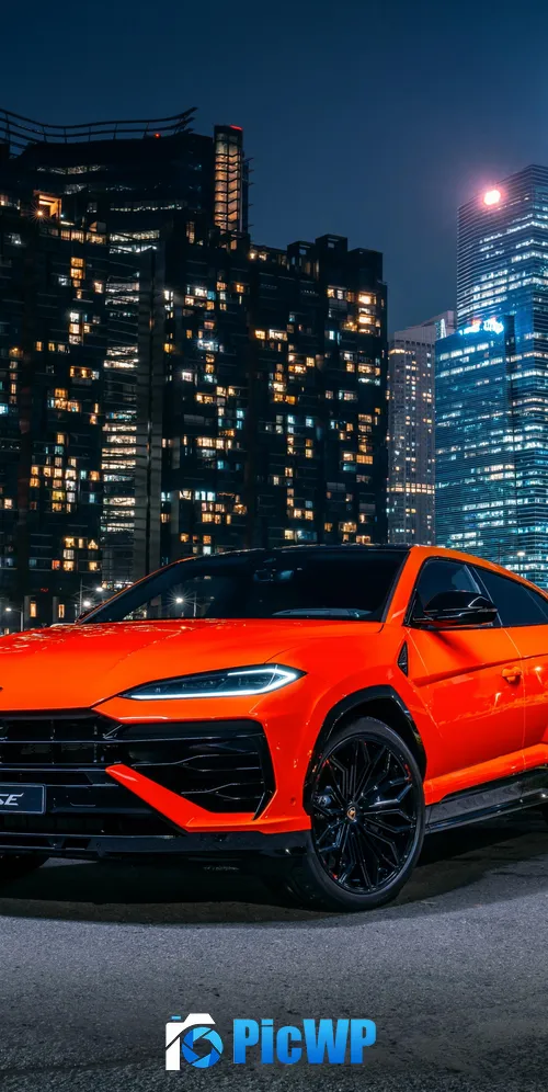 Lamborghini Urus SE Singapore 3K Mobile Wallpaper