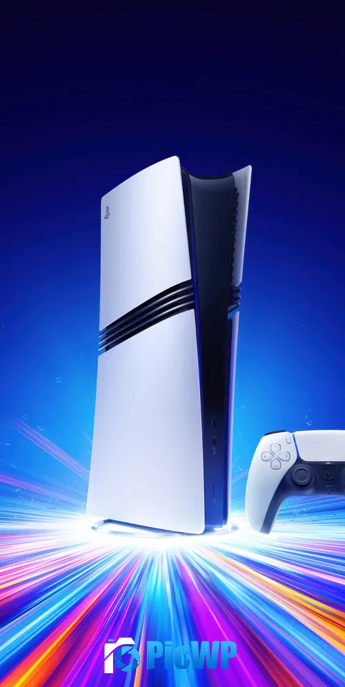 PlayStation 5 Pro Gaming console 3K Mobile Wallpaper