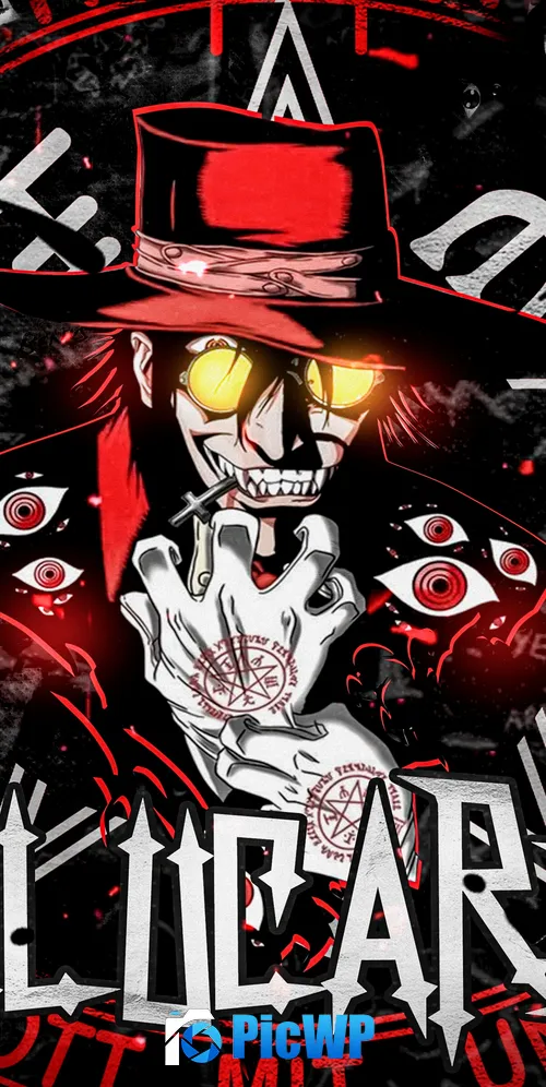 Alucard AI art 3K Mobile Wallpaper