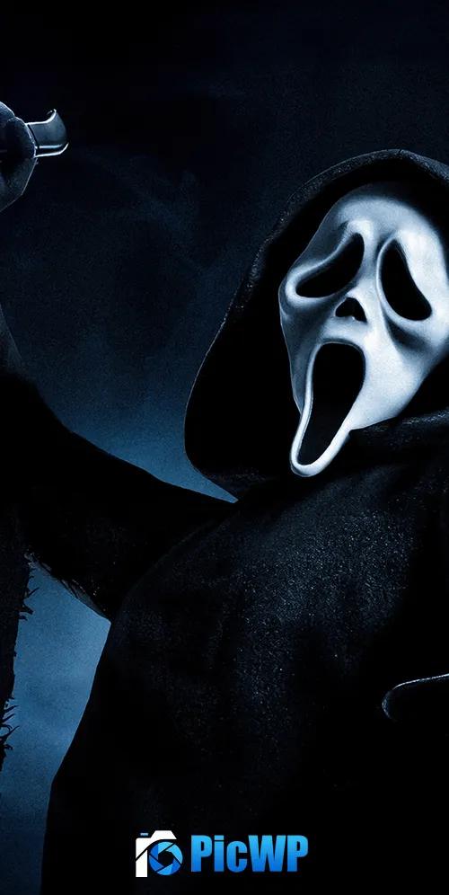 Ghostface Scary 3K Mobile Wallpaper
