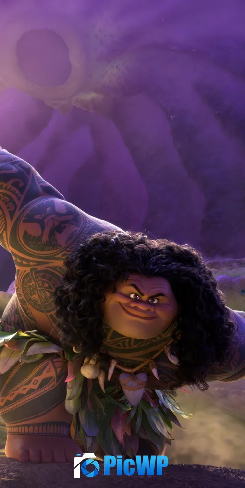 Maui (Dwayne Johnson) Ultrawide 3K Mobile Wallpaper