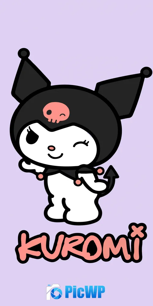 Kuromi Sanrio 3K Mobile Wallpaper