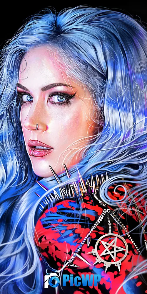 Alissa White-Gluz 3K Mobile Wallpaper