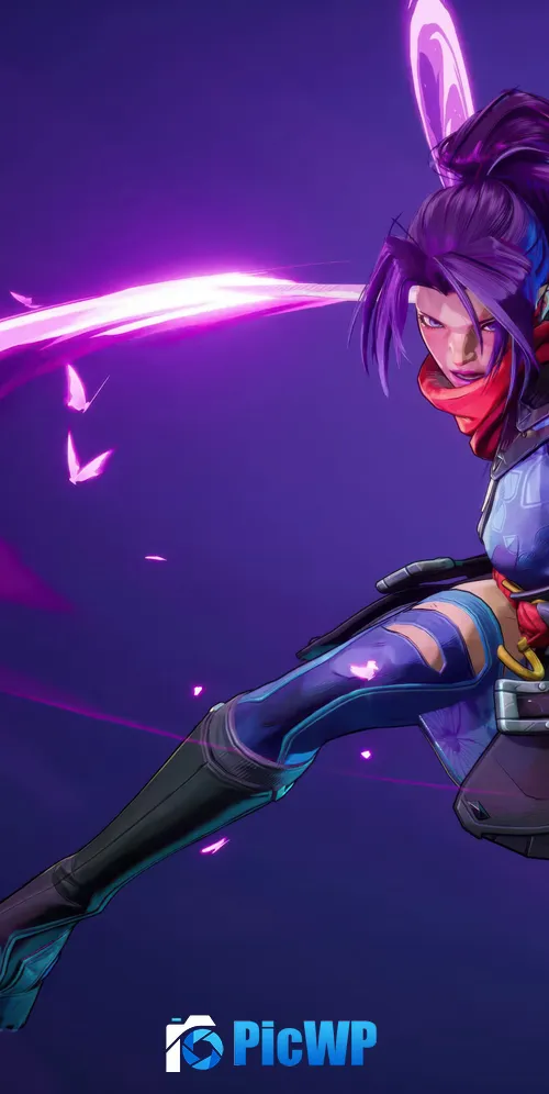 Psylocke Purple aesthetic 3K Mobile Wallpaper