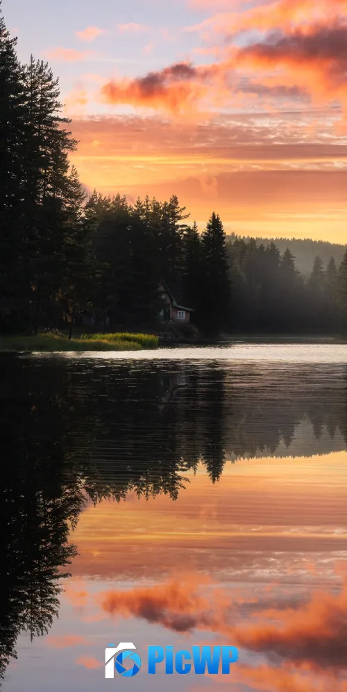 Serene Lake 3K Mobile Wallpaper